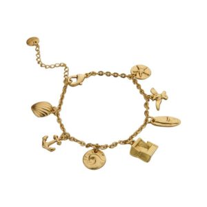 gouden bedeltjes armband