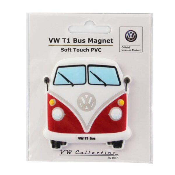 Magneet rode Volkswagen bus